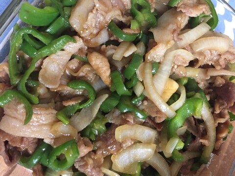 焼肉のたれで青椒肉絲